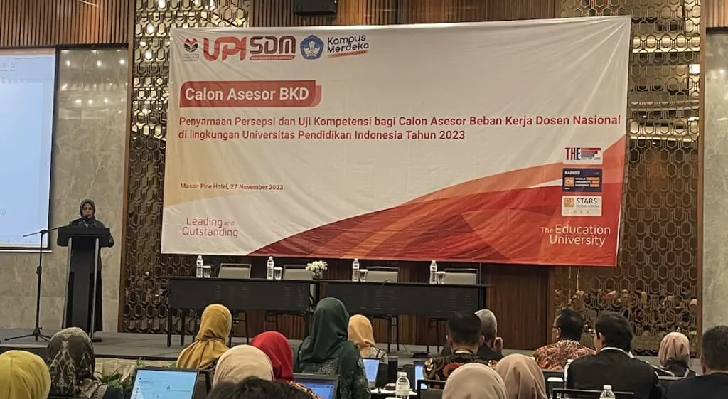 Foto pendukung: UPI Gelar Penyamaan Persepsi dan Uji Kompetensi Asesor BKD Nasional 2023 untuk Tingkatkan Layanan Dosen