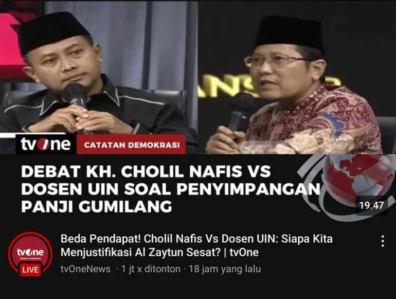 Foto pendukung: Debat Dosen Kontroversial Catatan Demokrasi: Kontroversi Komodifikasi Media dalam Menjustifikasi Al-Zaytun