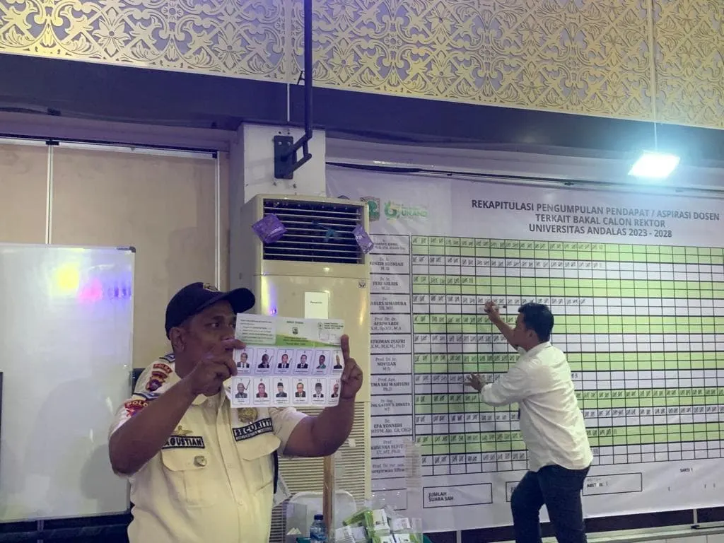 Foto pendukung: Partisipasi Dosen dalam Pemilihan Calon Rektor UNAND Meningkat, Hasilnya Jadi Bahan Pertimbangan SAU