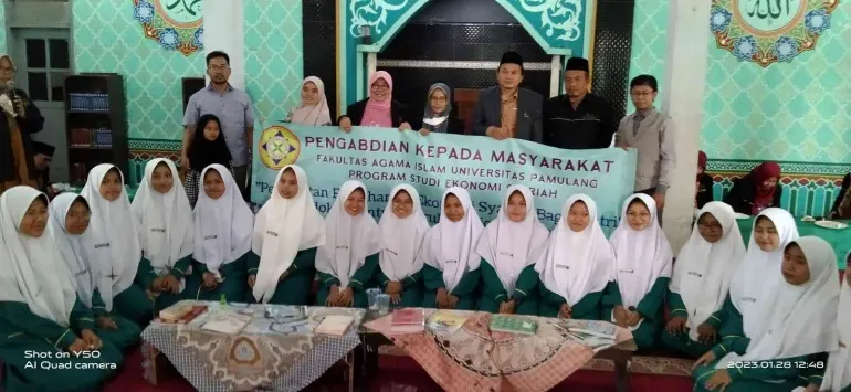 Foto pendukung: “Dosen Universitas Pamulang Mengadakan PKM untuk Meningkatkan Ekosistem Digital Ekonomi Syariah di Pondok Pesantren Dar el Istiqomah Serang”