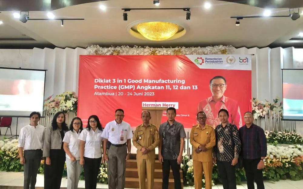 Foto pendukung: Dosen FTP Unud Jadi Instruktur Diklat GMP di NTT, Kemenperin Dukung Kerjasama