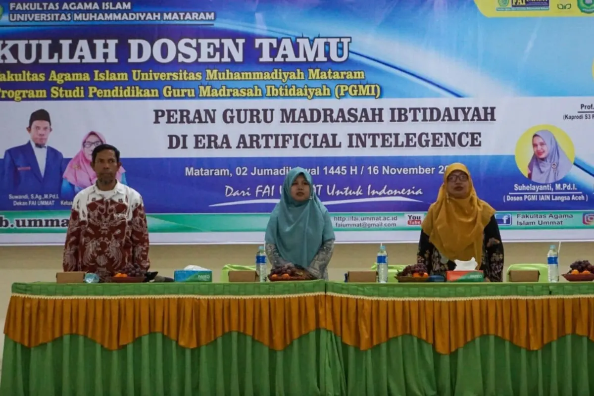 Foto pendukung: PGMI FAI Ummat Mengadakan Kuliah Dosen Tamu untuk Meningkatkan Peran Guru MI di Era AI