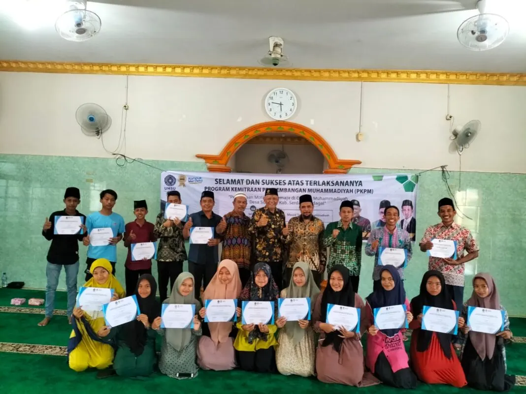 Foto pendukung: Dosen FAI UMSU Laksanakan Pengabdian Masyarakat, Fokus Pembinaan Moralitas Remaja Masjid di Desa Sukasari