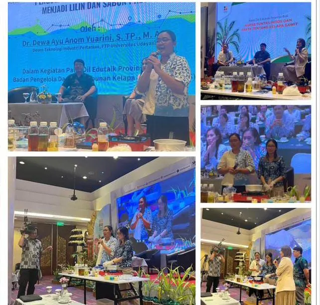 Foto pendukung: Dosen Universitas Udayana Memimpin Edukasi Pengolahan Minyak Jelantah dalam Palm Oil Edu Talk Provinsi Bali