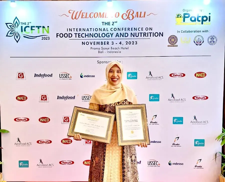 Foto pendukung: Dosen UGM Meraih Penghargaan Young Scientist Award dari PATPI sebagai Pengakuan atas Dedikasi dalam Riset Teknologi Pangan