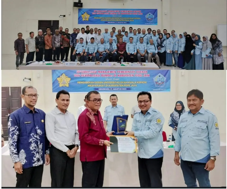 Foto pendukung: Dosen Manajemen FEB USK Berkolaborasi untuk Meningkatkan BUMDes di Pidie Jaya