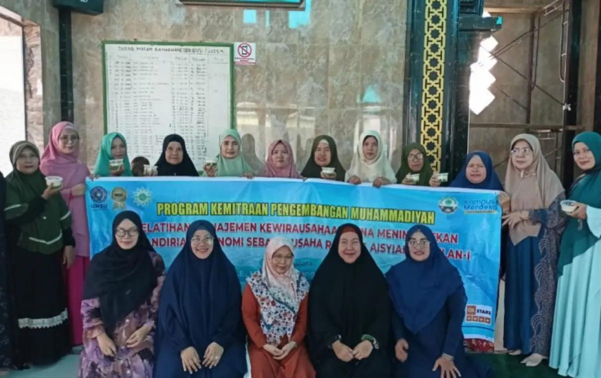 Foto pendukung: Dosen UMSU Bantu Tingkatkan Kemandirian Ekonomi Ranting Aisyiyah Marelan I Melalui Pelatihan Kewirausahaan
