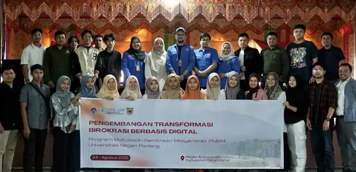 Sampul: Dosen UNP Dorong Transformasi Digital di Koto Laweh Lewat Pengembangan Website Nagari