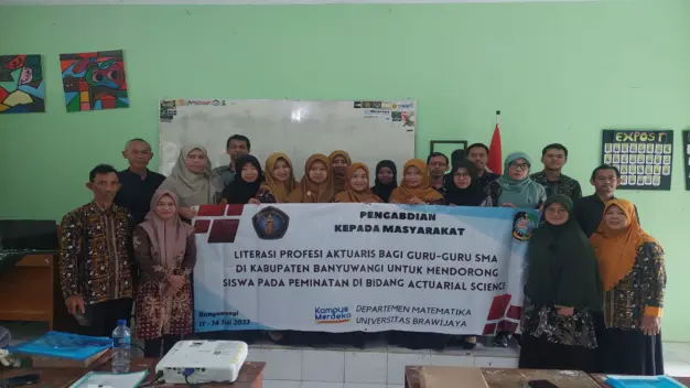 Sampul: “Dosen FMIPA Universitas Brawijaya Kenalkan Profesi Aktuaris ke Siswa SMA/MA Banyuwangi dalam Kegiatan Pengabdian Masyarakat”