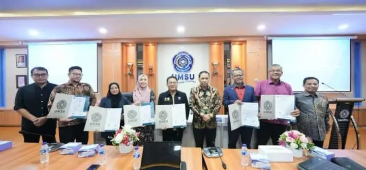 Sampul: Rektor UMSU Resmikan 7 Dosen Tamu Internasional dari UNIMAP dan USM Malaysia