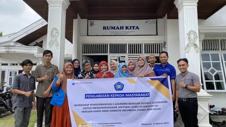 Sampul: Dosen Universitas Muhammadiyah Makassar Selenggarakan Workshop E-Learning Google Classroom untuk Guru Sekolah-Ku YKAKI Makassar