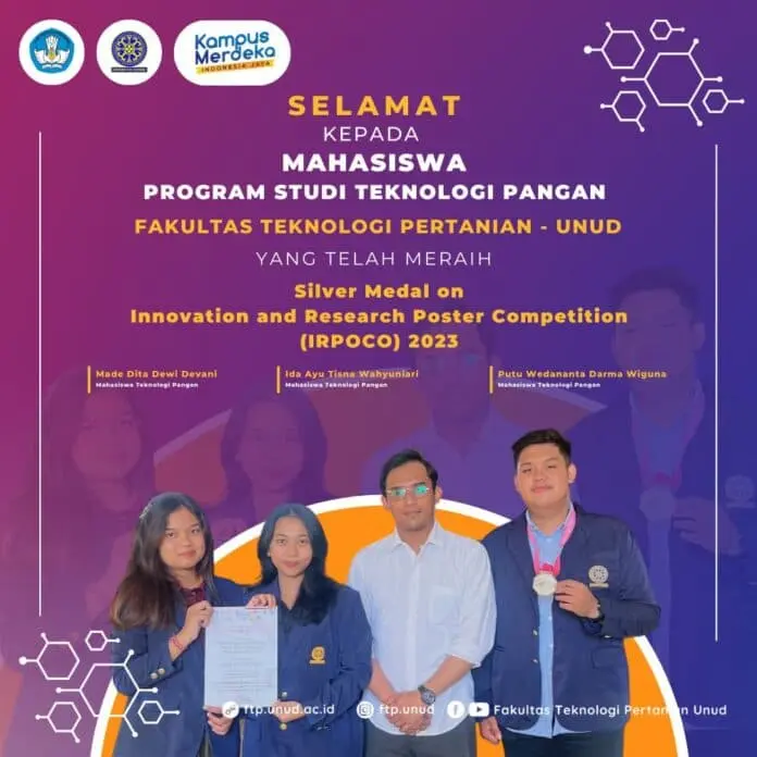 Sampul: Dosen Muda FTP Unud Berhasil Mengantarkan 9 Mahasiswa Menuai Prestasi