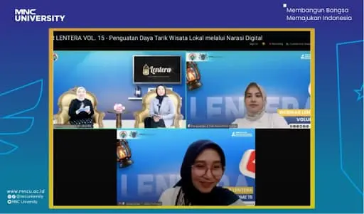 Sampul: Dosen MNC University Bahas Digitalisasi Wisata dalam Webinar Lentera Kemendesa PDT