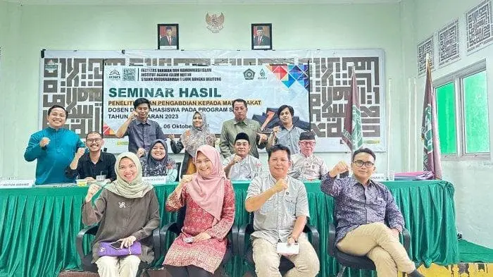 Sampul: Seminar dan Diseminasi Hasil Penelitian serta PKM Dosen FDKI IAIN SAS Babel Tahun 2023