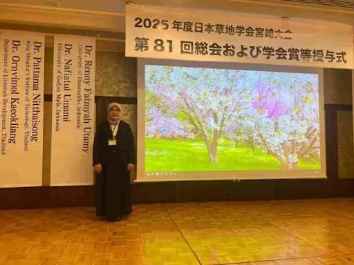 Sampul: Dosen Fakultas Peternakan UNHAS Jadi Keynote Speaker di Simposium Internasional Jepang