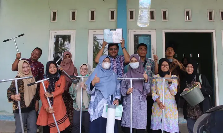 Sampul: Tim Dosen ITERA Sosialisasikan Sumur Resapan dan Lubang Biopori untuk Konservasi Air Tanah di Desa Sukoharjo III Bara