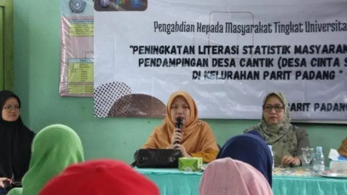 Sampul: Tim Dosen UBB Meningkatkan Literasi Statistik di Kelurahan Parit Padang Sungailiat